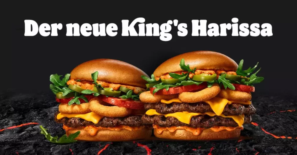 Burger King Speisekarte
